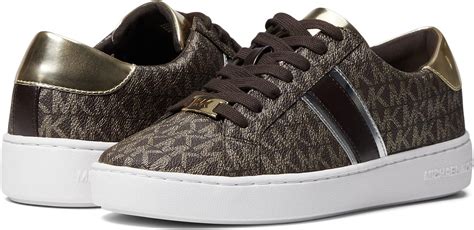 irving leather sneaker michael kors|Irving Leather and Embossed Stripe Sneaker .